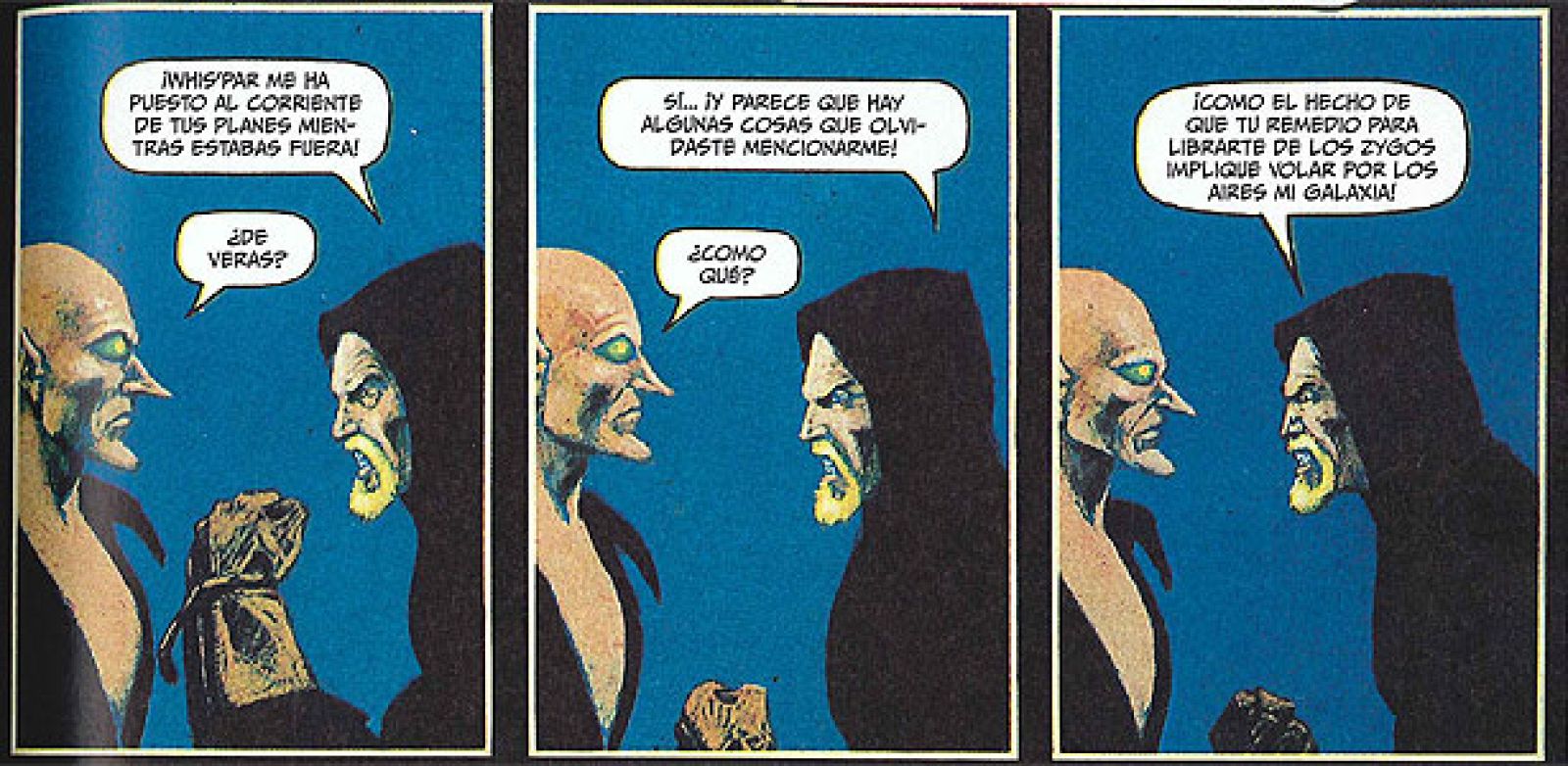 Viñetas de 'La odisea de la Metamorfosis', de Jim Starlin