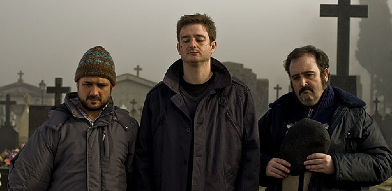 Secun de la Rosa, Gorka Otxoa y Carlos Areces, protagonistas de 'Lobos de Arga'