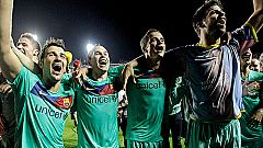 El Barcelona, campeón de Liga por tercera vez consecutiva