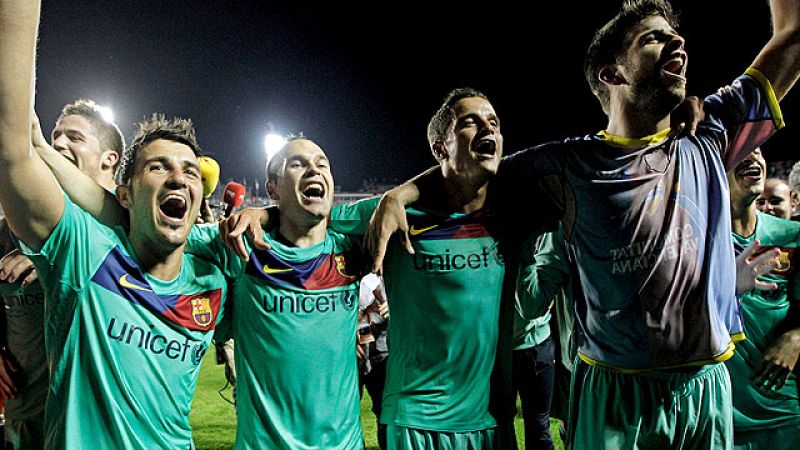 El Barcelona, campeón de Liga por tercera vez consecutiva