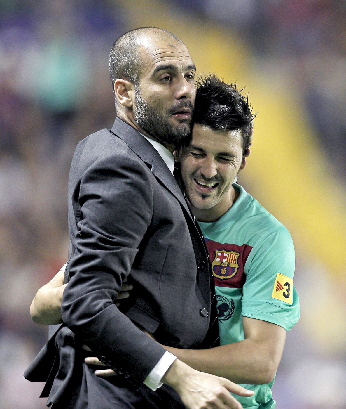 Guardiola y Villa tercer título de liga