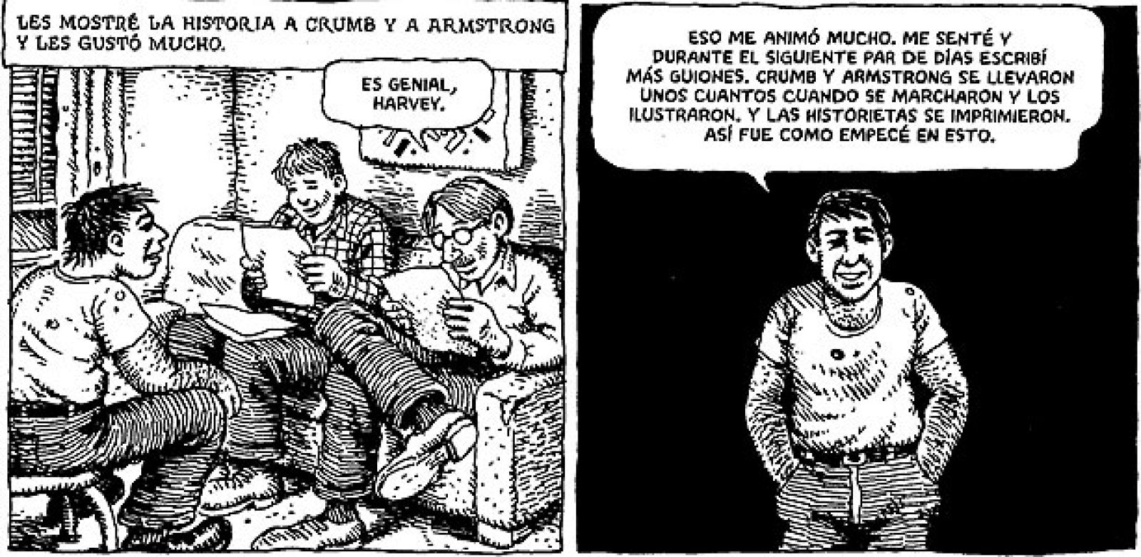 Viñetas de 'American Splendor', de Harvey Pekar y Robert Crumb