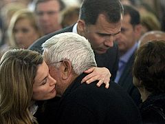 El príncipe anima en Lorca a levantarse "con fuerza" en un funeral lleno de dolor