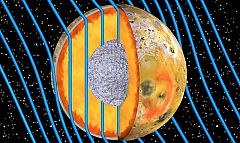 La luna de Júpiter, rellena de fuego