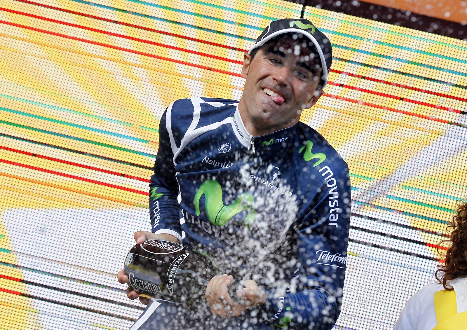 El español Ventoso en la meta de Fiuggi.