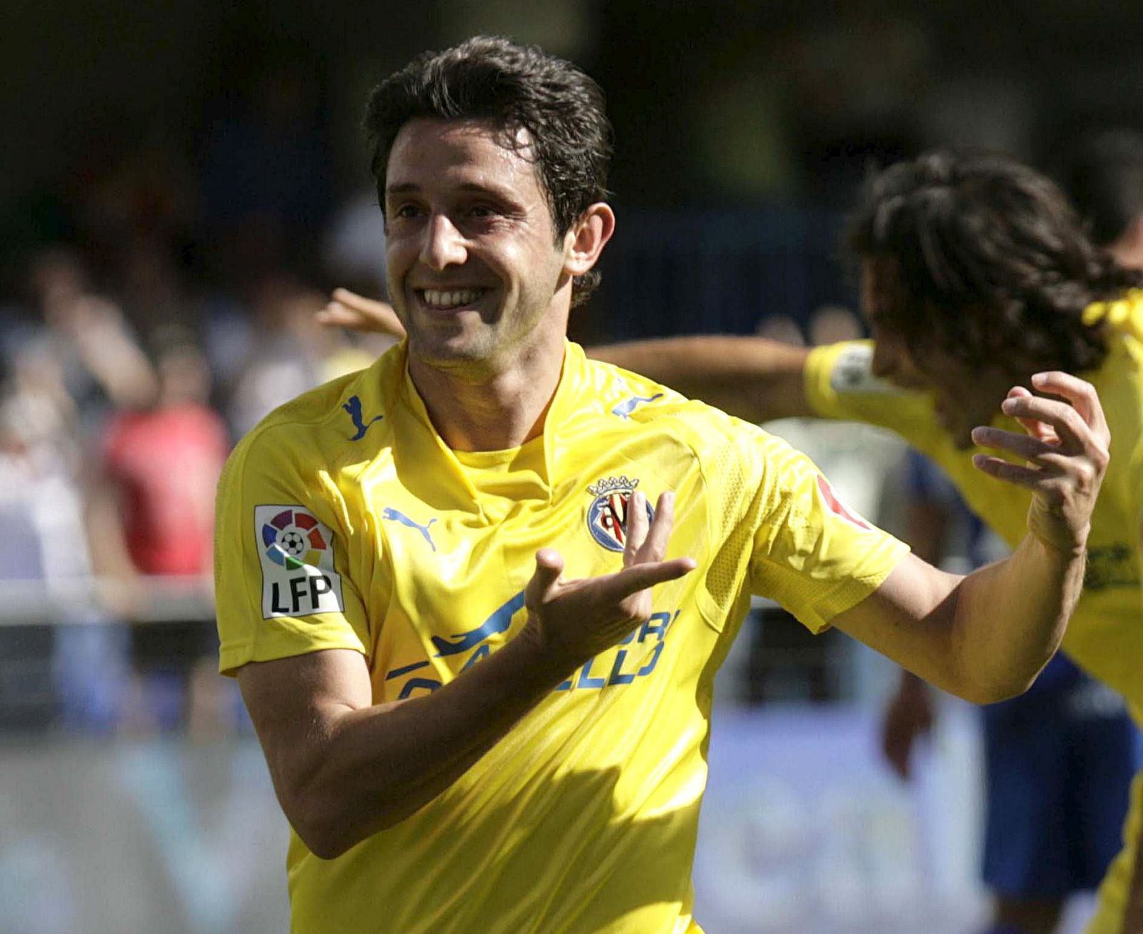 El delantero del Villarreal, Nihat Kahveci, ha anotado dos goles ante el Getafe