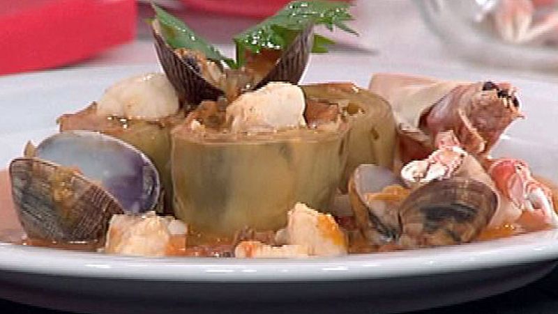 Alcachofas a la marinera 