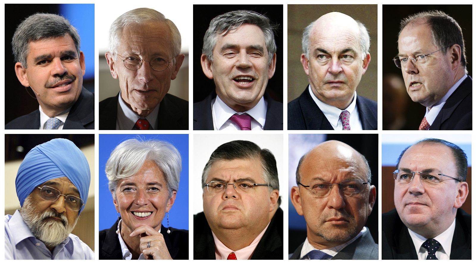 A combination photo of possible successors if Dominique Strauss-Kahn, the head of the International Monetary Fund, leaves the IMF