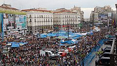 Los "indignados" de Sol pasan del 22-M