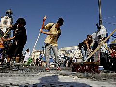 Valencia, Málaga y Zaragoza se suman a continuar con las protestas del 15-M una semana más