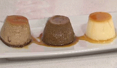 Flanes caseros de sabores