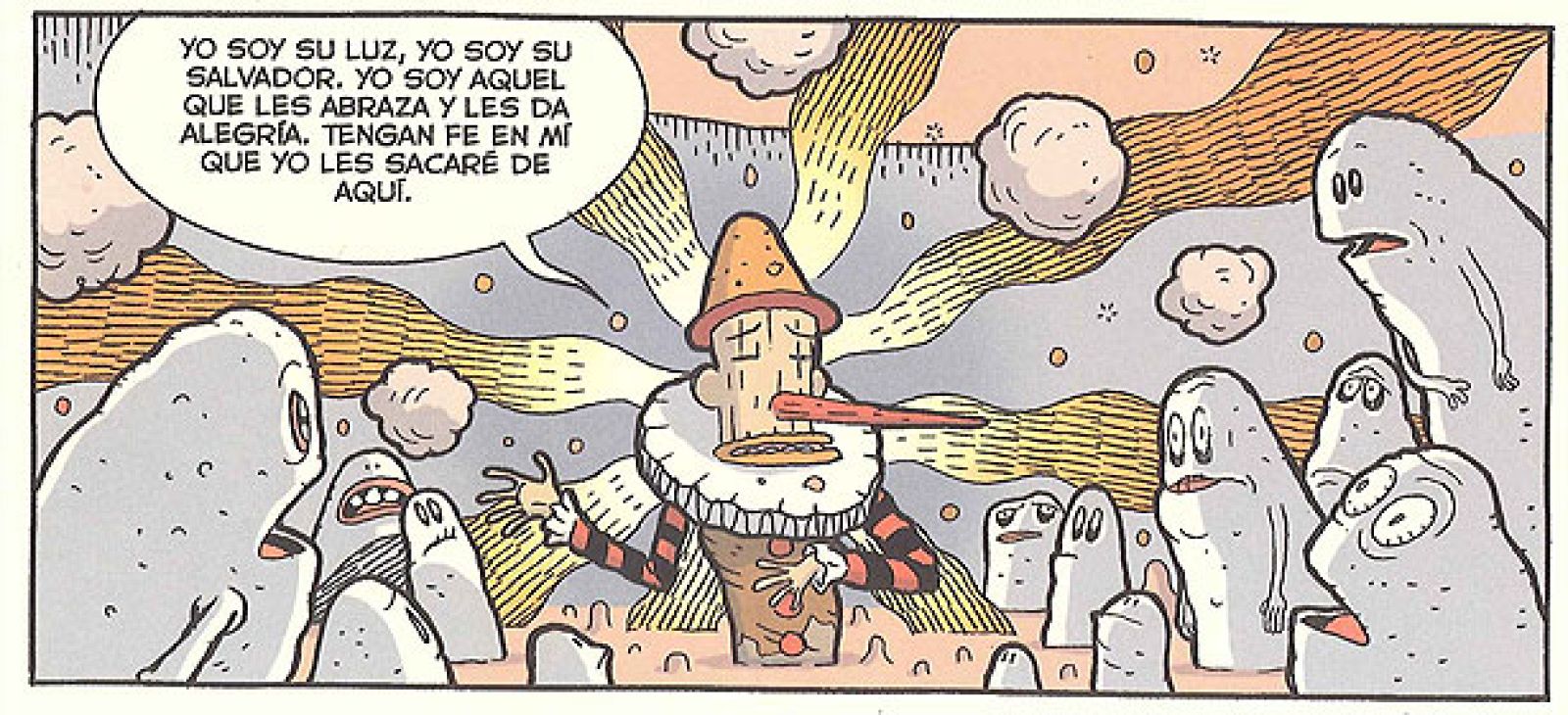 Viñeta de 'Paolo Pinocchio', de Lucas Varela