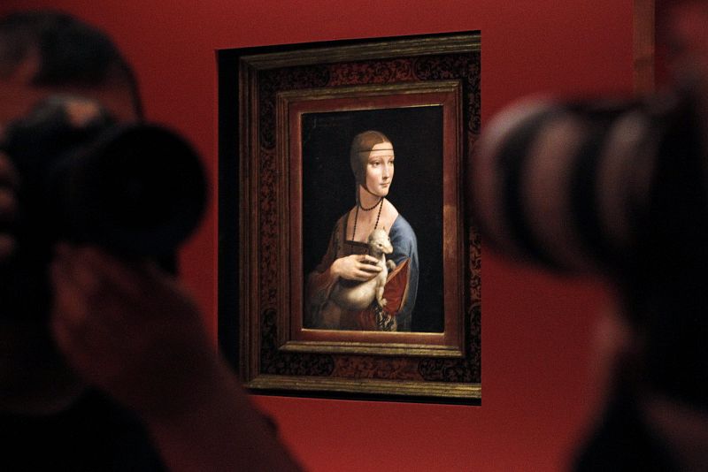 'La dama del armiño', de Leonardo da Vinci, cautiva en su primera visita a España
