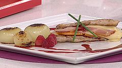 Solomillo con calabaza, queso y frutos rojos (01/06/11)
