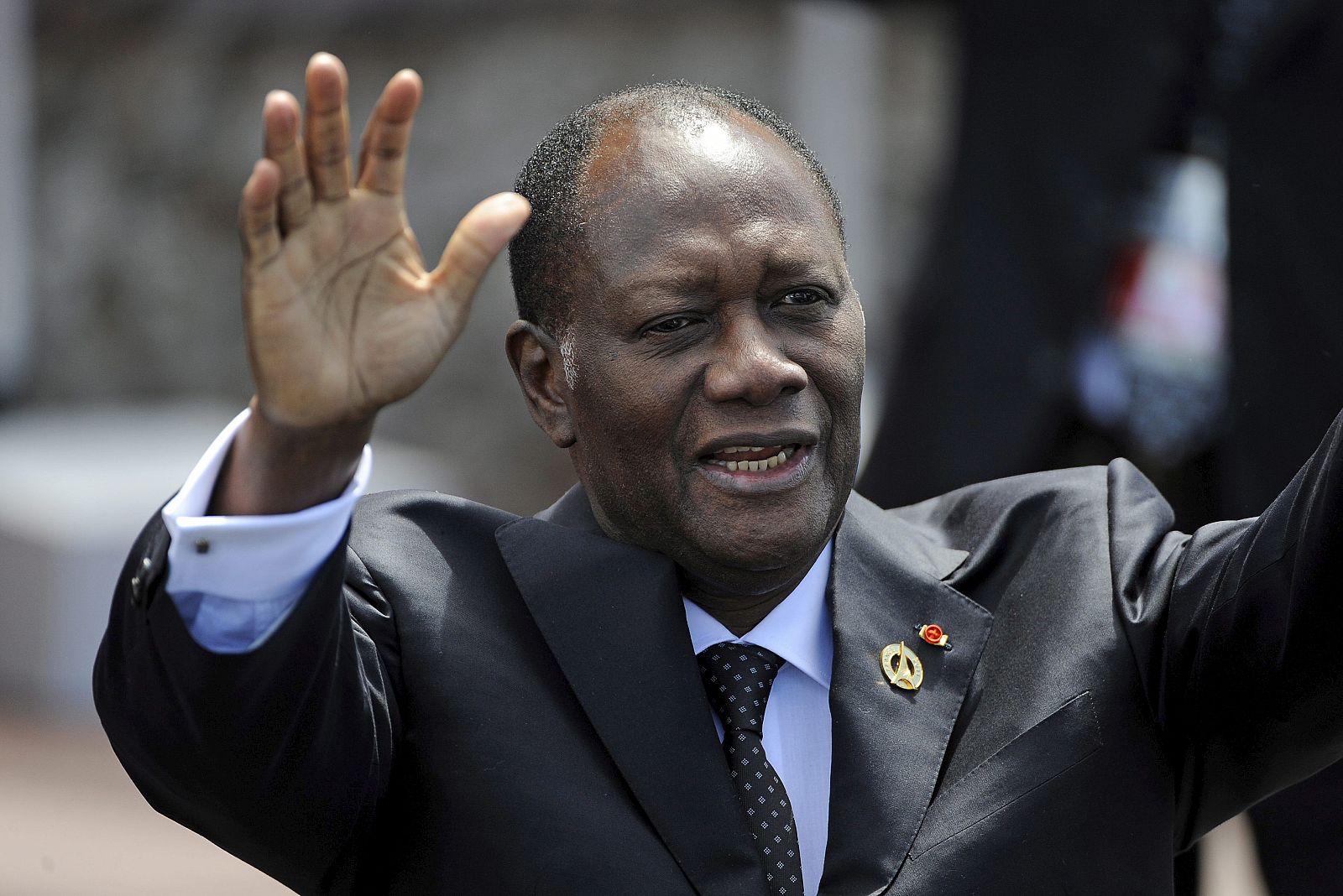 Alassane Ouattara, en la cumbre del G8