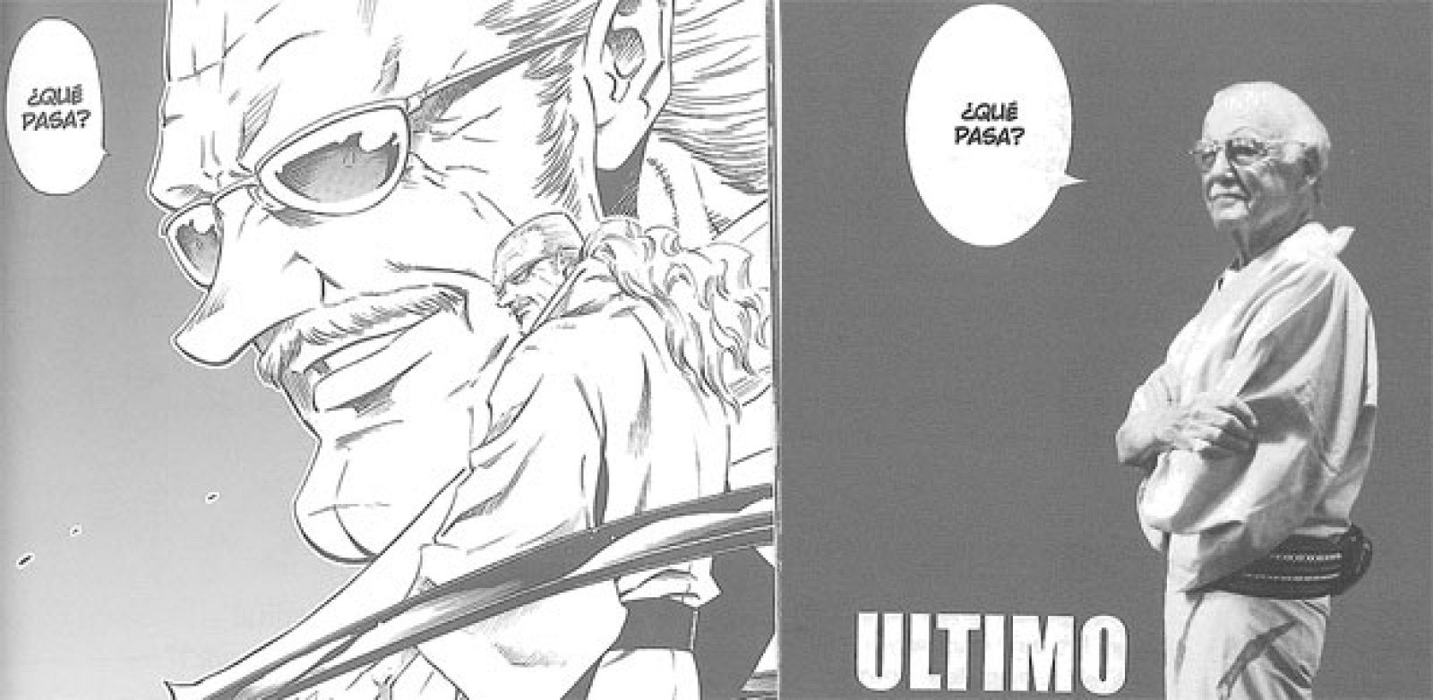 Imágenes  de Stan Lee y su personaje en 'Ultimo'