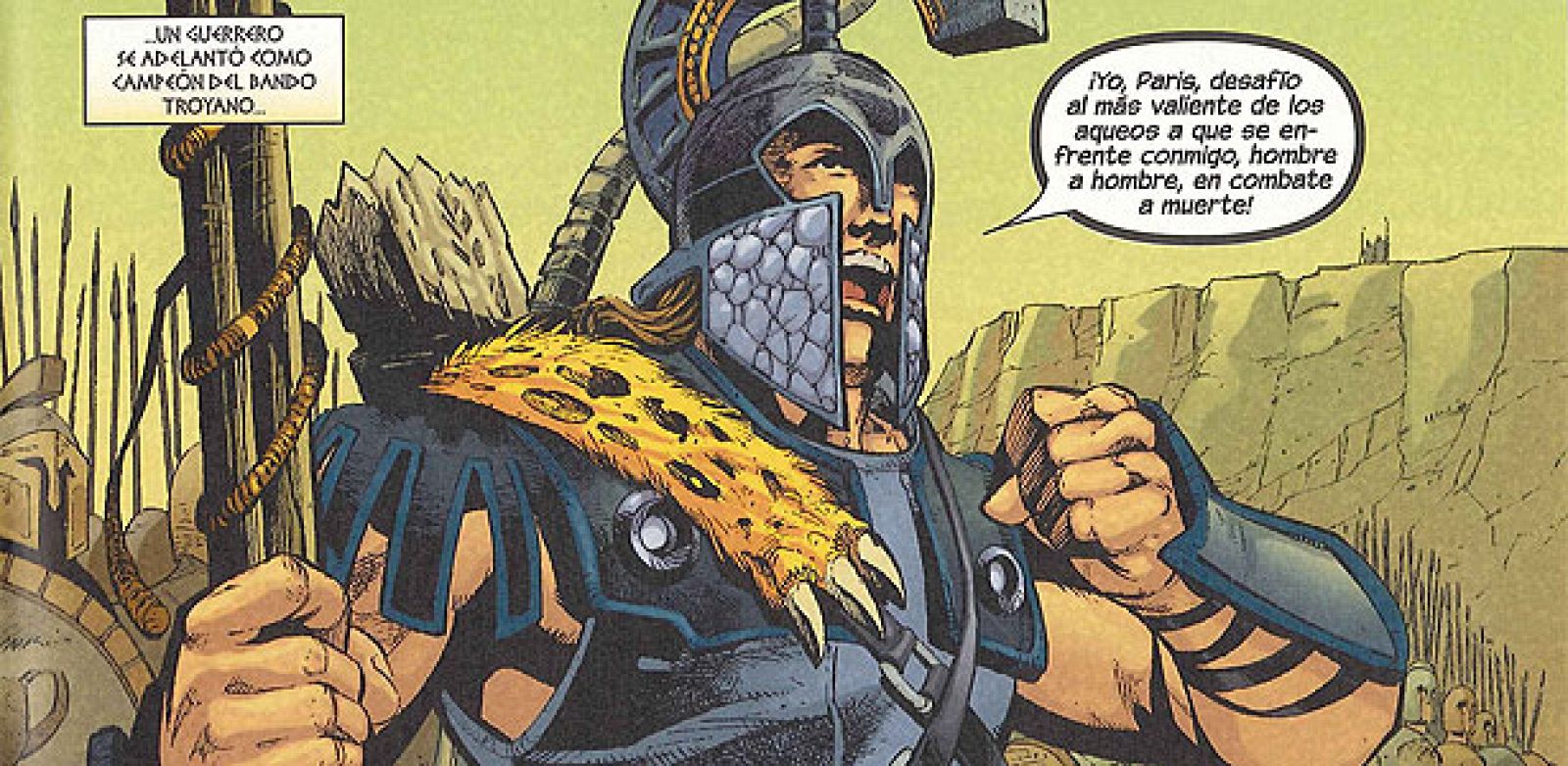Viñeta de 'La Ilíada', de Homero, Roy Thomas y MIguel Ángel Sepúlveda