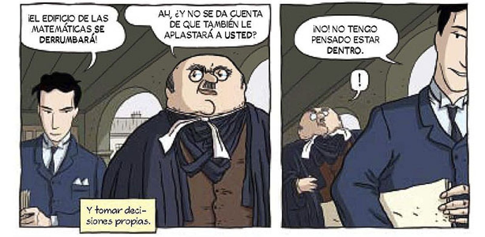 Viñetas de 'Logicomix', de Apostolos Doxiadis y Christos H. Papadimitriou
