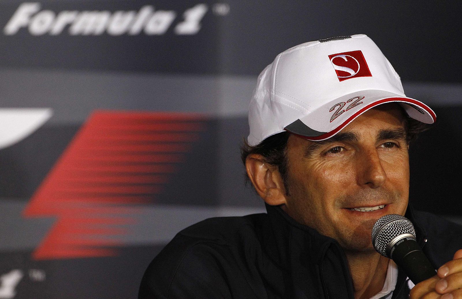 File photo of Sauber Formula One driver De la Rosa of Spain speaking during a news conference in Spa Francorchamps