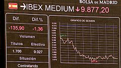Las bolsas internacionales caen por la bajada del petróleo y la incertidumbre económica