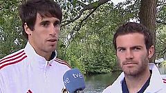 Mata no piensa en el Barcelona: "En mi cabeza solo está la final del Europeo"