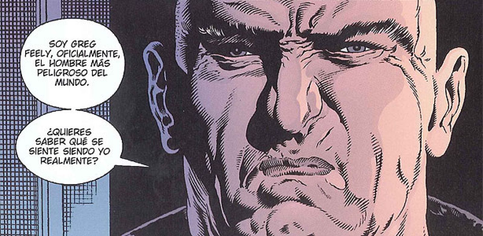 Viñeta de 'El asco', de Grant Morrison, Chris Weston y Gary Erskine