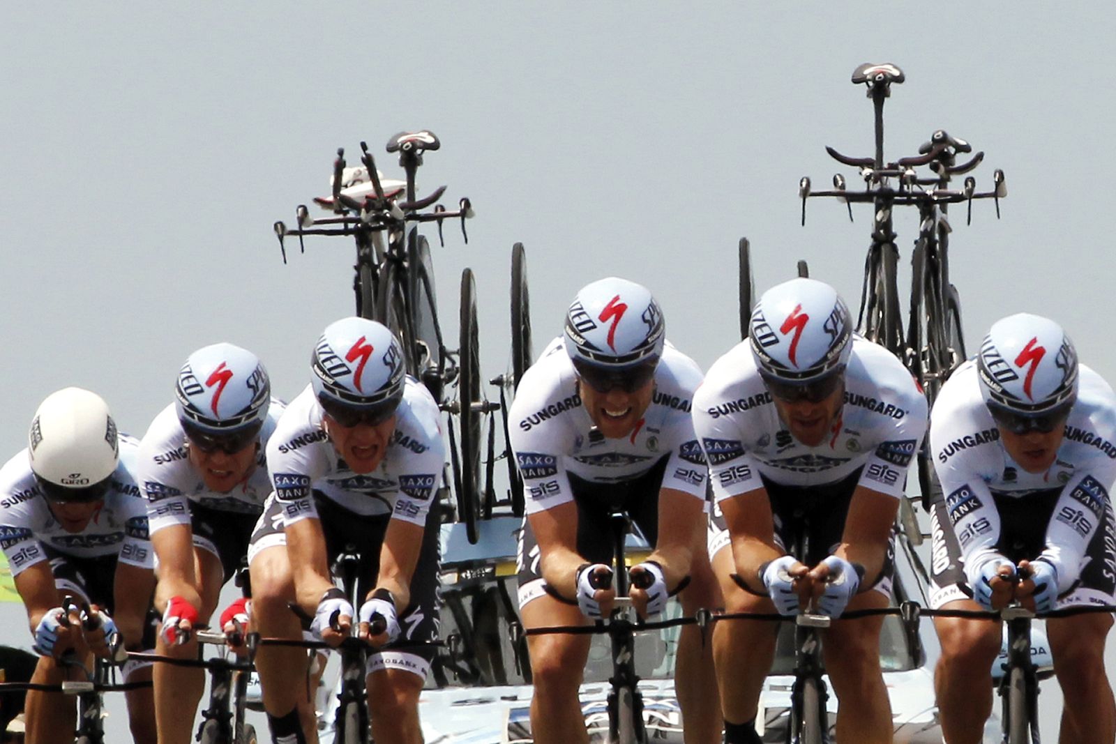 El equipo de Contador, Saxo Bank, durante la CRE.