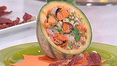 Melón relleno de marisco (06/07/2011)