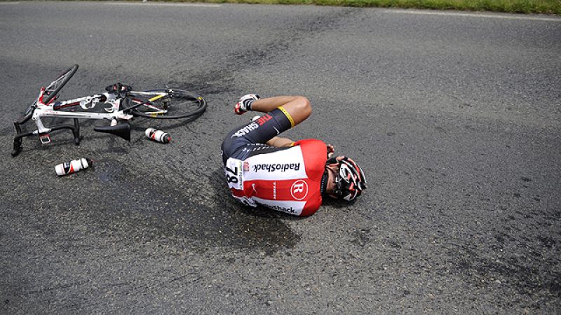 Las caídas lastran al pelotón
