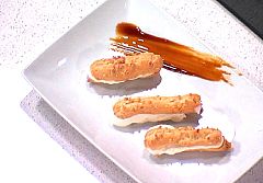 Pastelitos con almendra y nata (07/07/2011)