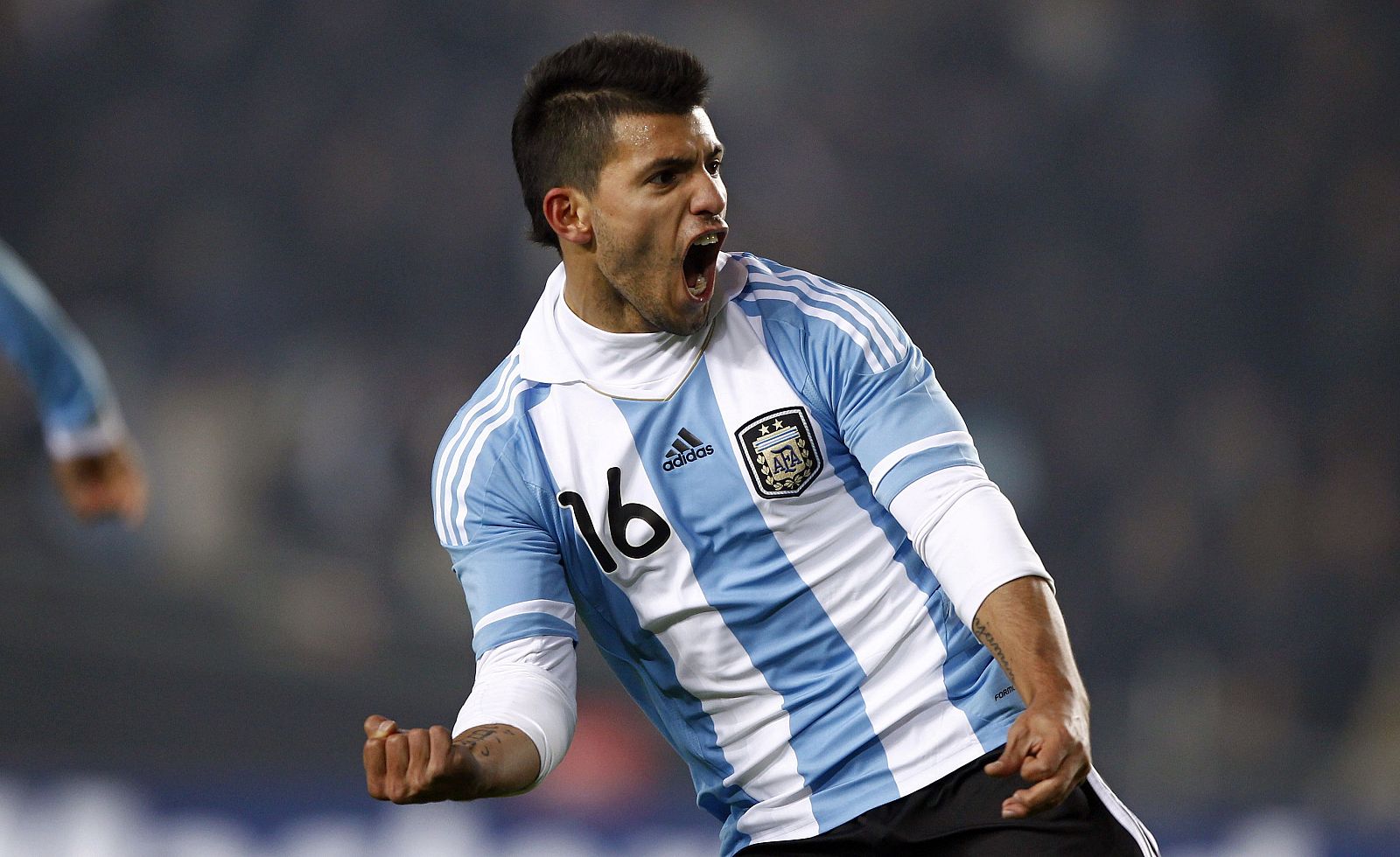 El 'Kun' Agüero, con la selección argentina en la Copa América.