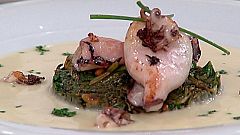 Chipirones a la plancha con crema vichyssoise (20/07/11)