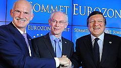 La eurozona pacta un segundo rescate a Grecia de 158.000 millones, casi un tercio de los bancos