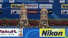 España cierra la sincronizada con un nuevo bronce