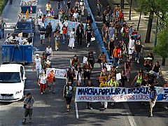 La Marcha Popular Indignada ya camina rumbo a Bruselas