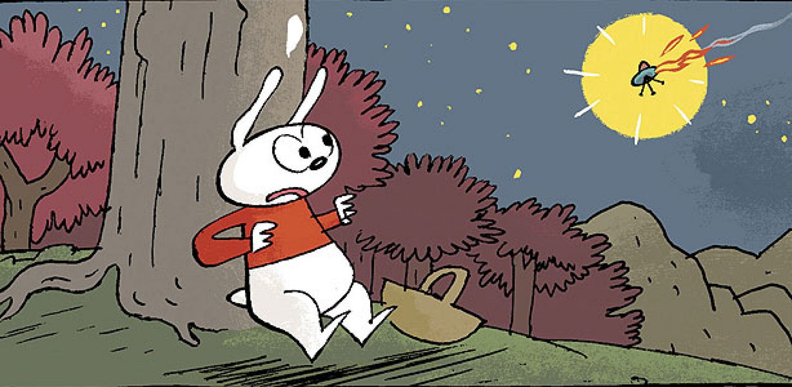 Viñeta de 'Olaf va de picnic', de Pep Brocal