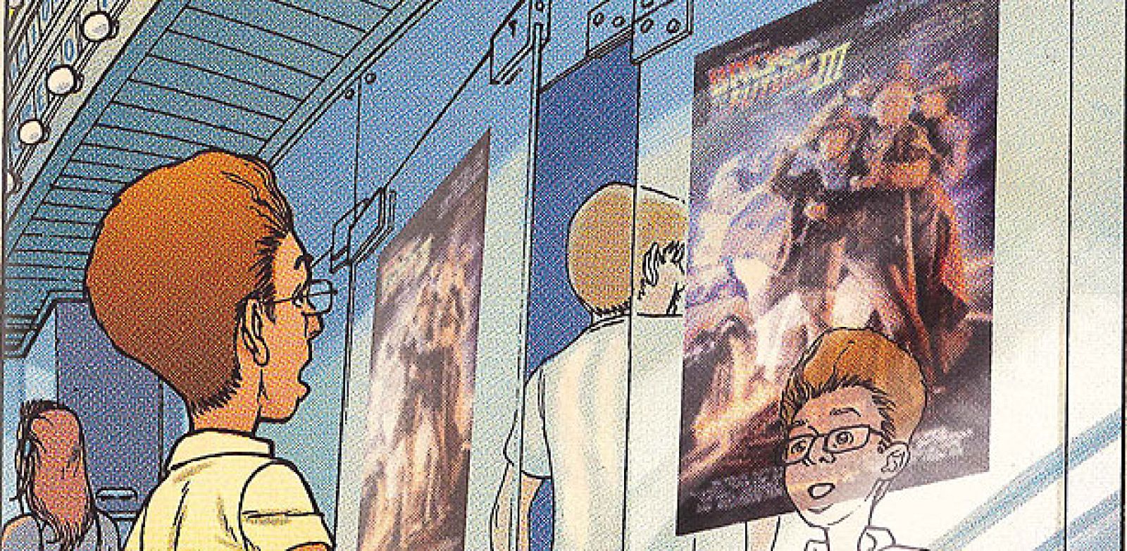 Fragmento de una página de 'Contrareloj', de Alejo Valdearena y Pier Brito