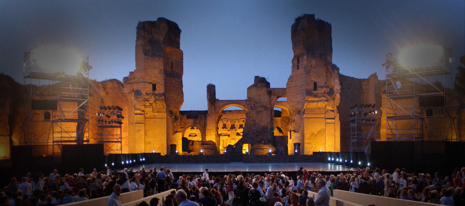 Las termas de Caracalla, un escenario excepcional para óperas de Verdi como Nabucco o Aida