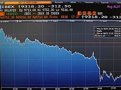El Ibex marca un nuevo mínimo anual, pero logra mantener el soporte de los 9.000 puntos