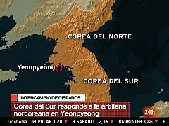 El Ejército surcoreano abre fuego contra la frontera de Corea del Norte