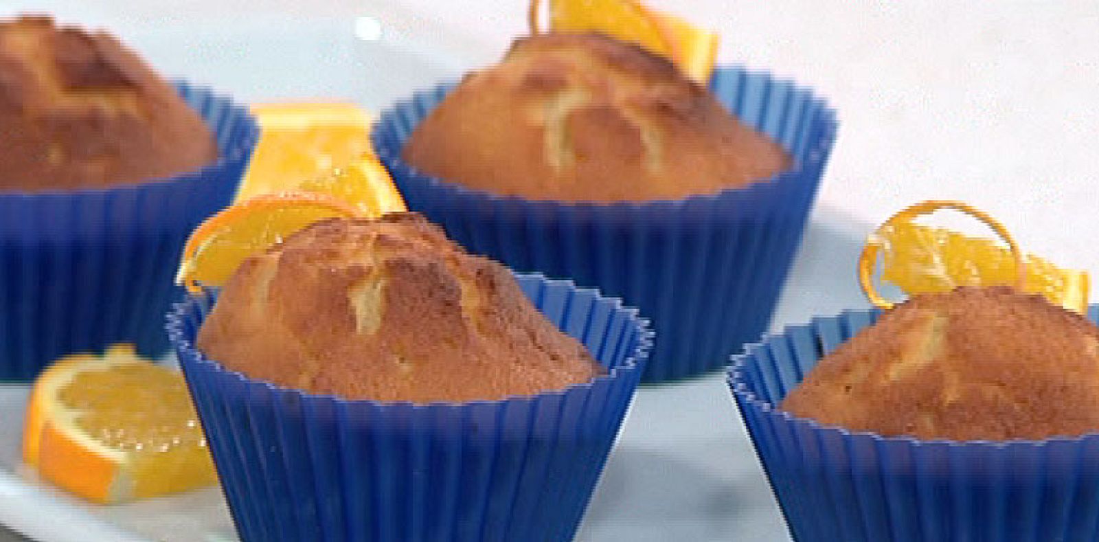 Magdalenas de naranja