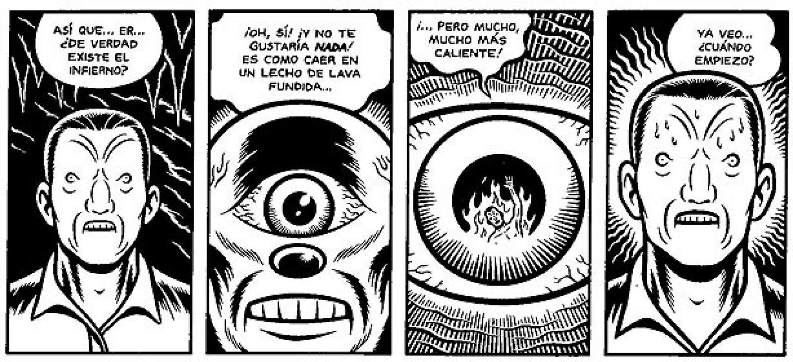 Viñetas de 'Skin deep', de Charles Burns