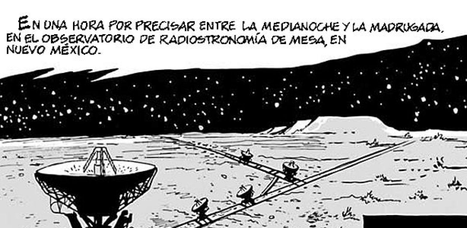 Viñeta de 'Vida en otro planeta', de Will Eisner