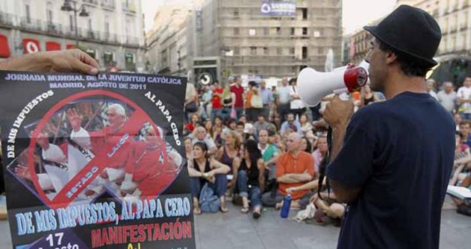 Las protestas contra la visita del papa comienzan este miércoles