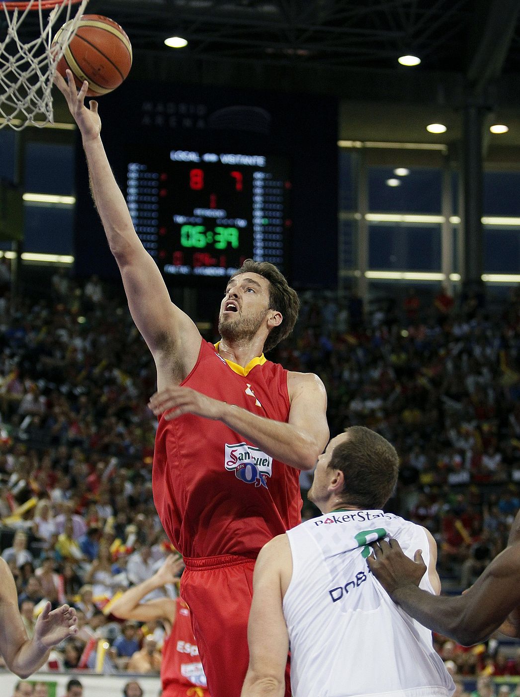 Pau gasol entra a canasta