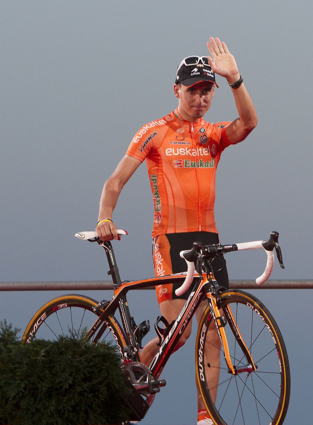 Igor Antón en la presentación de la Vuelta a España 2011
