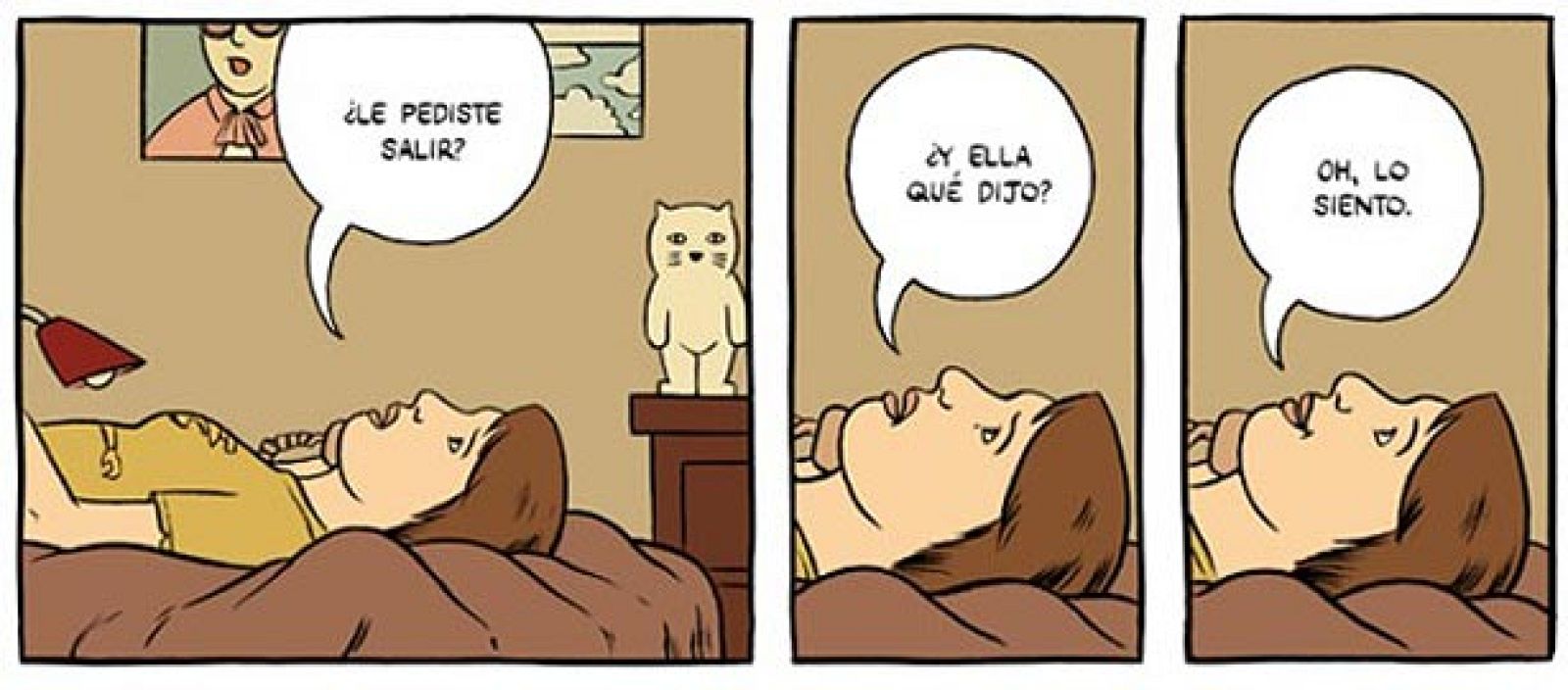 Viñetas de 'La vida con Mr. Dangerous', de Paul Hornschemeier