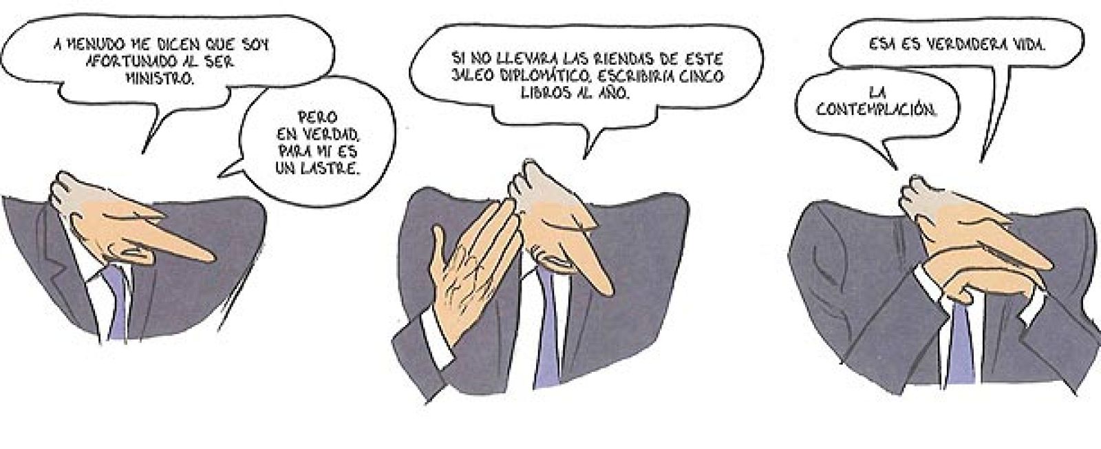 Viñetas de 'Quai D'Orsay', de Lanzac & Blain