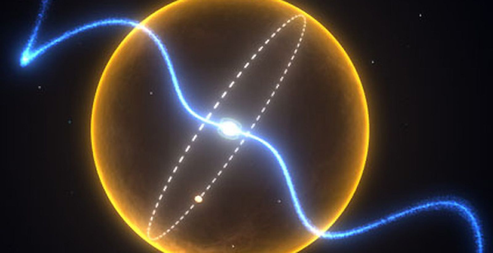 Una estrella que se transforma en un planeta de diamante