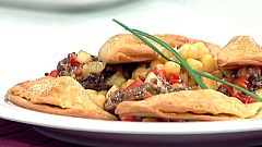 Empanadillas de pisto con morcillas (29/08/11)